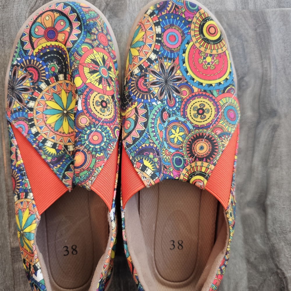 Willow Multicolor Patterned Flats - Picture 3 of 4